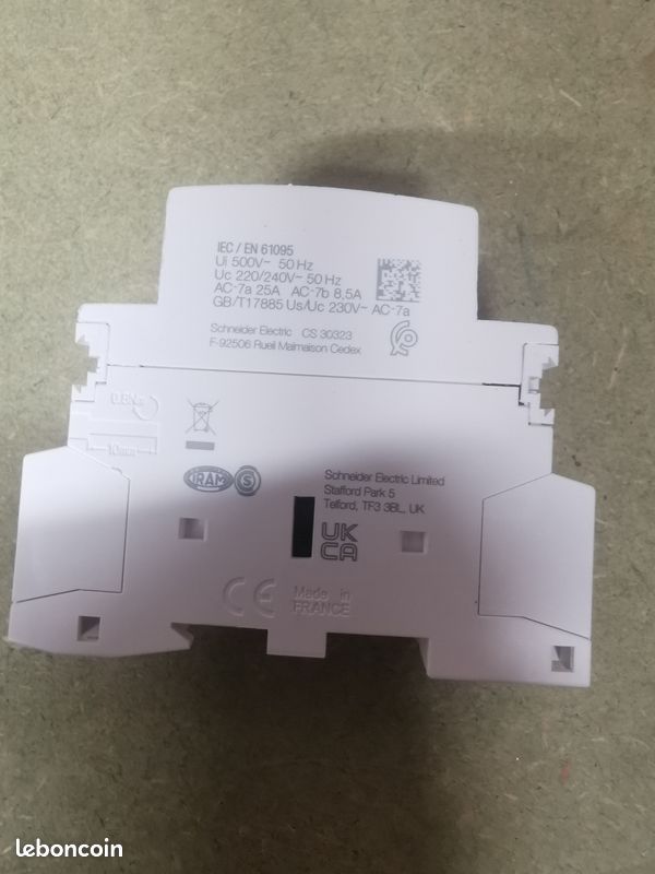 Contacteur 25A 4NF 230...240VC (image 2)