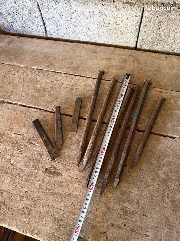 Lot d'outils agricoles, d'atelier et de jardin anciens – Vintage & décoration (image 5)