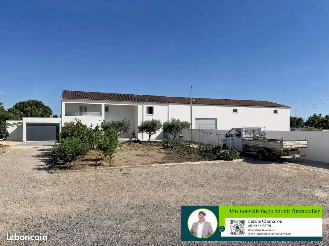 Vente | Maison T5 | 5p | 4ch | 165 m² | Bouillargues | Terrasse · Balcon · Piscine | Zone Artisanale (image 1)