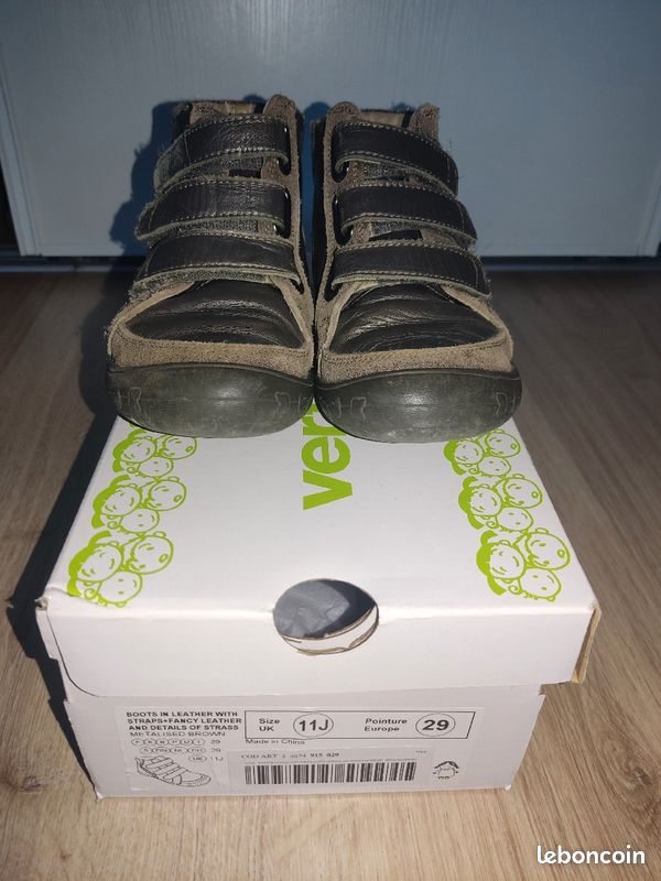 Chaussures montantes fille T29 Vert Baudet (image 4)