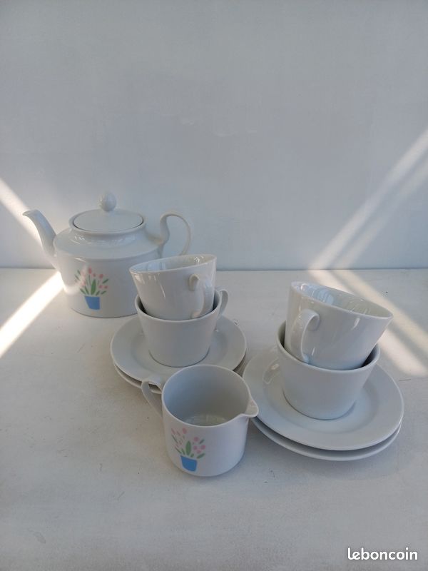 Service théière avec tasses (image 1)
