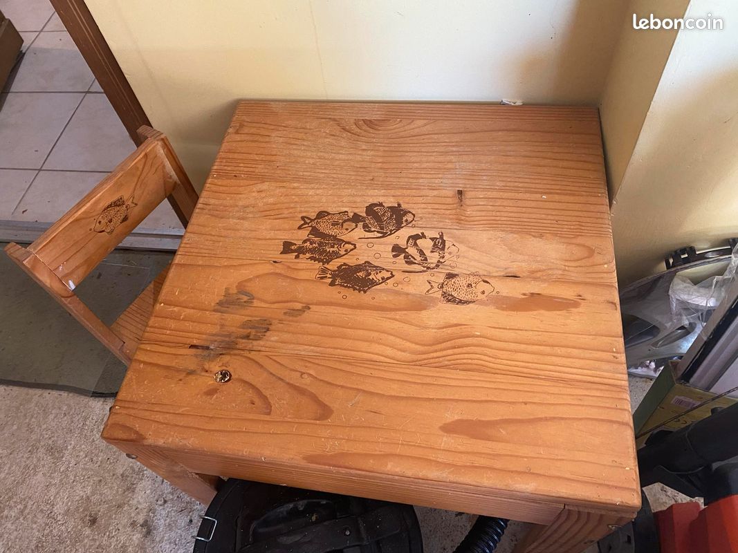 Vends table+chaise enfant (image 1)