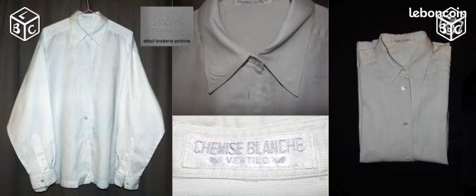 Chemise femme blanche VENTILO (LMDJ) (image 1)