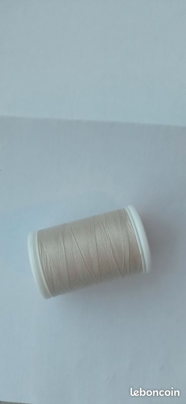 SEWFIL Kevfil 50 Fil à Coudre Para-aramide 6000 Naturel 500m - Résistant Coupe, Flamme & Chaleur