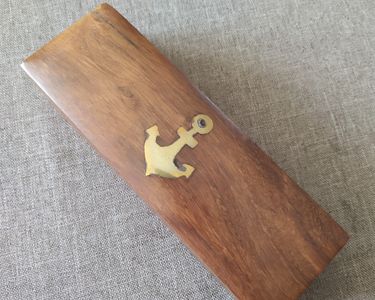Sifflet De Bosun's Pipe En Cuivre Et Laiton - Ancien, Période WWII, US Navy