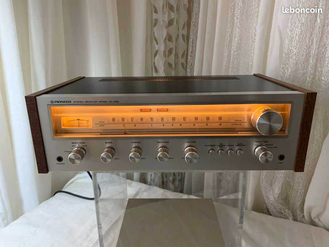 Récepteur Stéréo Vintage Pioneer SX-450 – Pour Pièces Ou Réparation