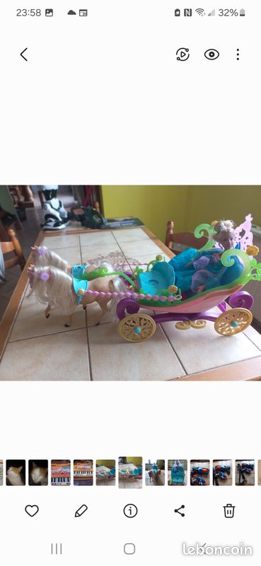 Carrosse barbie barbie inclus (image 1)