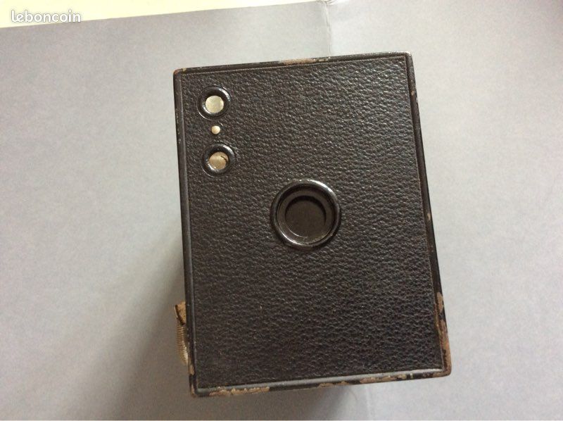 Appareil Photo Ancien Brownie Automatic I B T – Rare Modèle à Soufflet En Bois