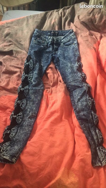 Pantalon bleu (image 1)