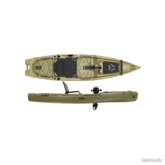 Kayak RTM hiro a pédales avec chariot (image 1)