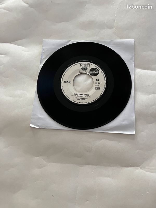 Abrial Mister James Brown 45trs promo (image 1)