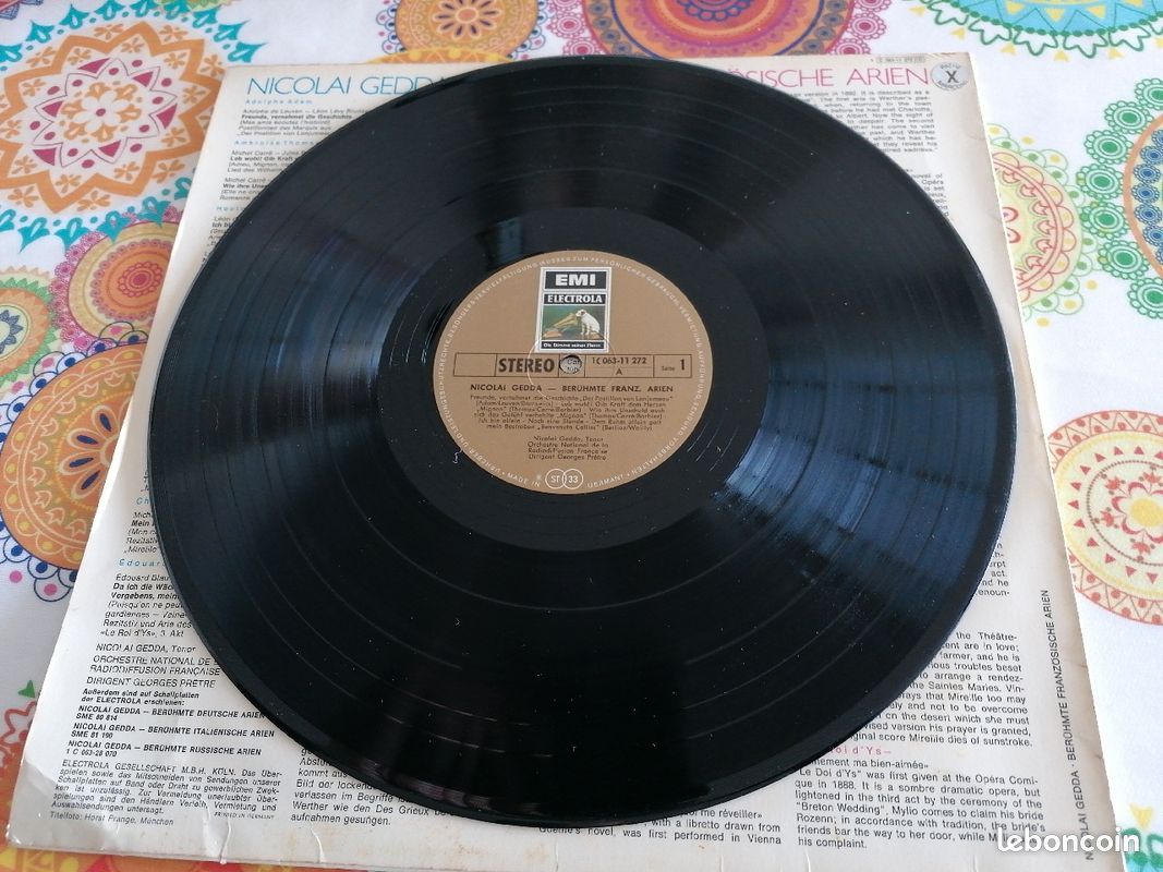 Vinyle 33 tours NICOLAI GEDDA (image 3)
