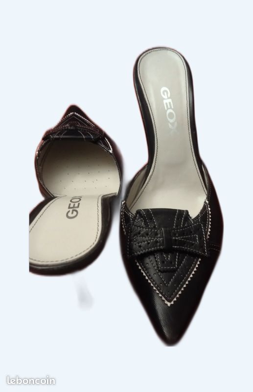 Chaussures Nu-pieds à Talon GEOX - Talon Cône 7 Cm, Couleur Jaune Canari, Taille 38 (Neuf Sans Boîte)
