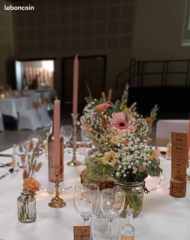 7 Guirlandes led toile de jute mariage déco (image 3)