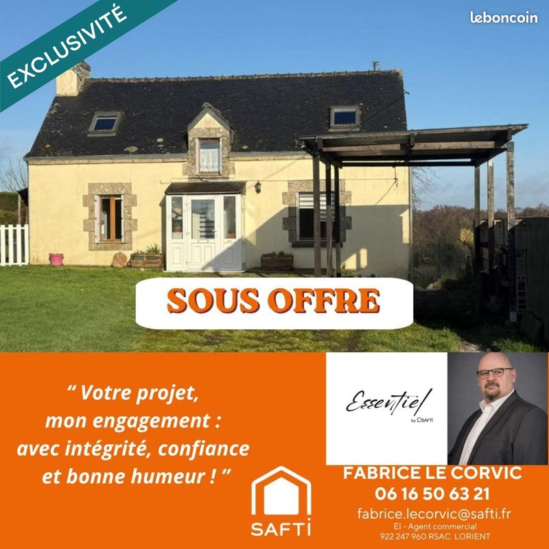 Maison 4 pièces 89 m² · à Pluméliau-Bieuzy · 89 m² · 152 000 €