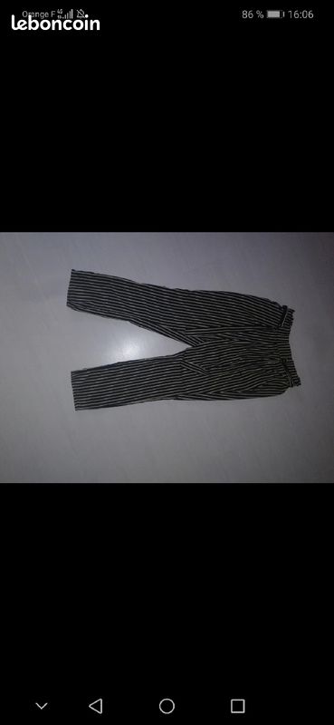 Pantalon rayé (image 1)