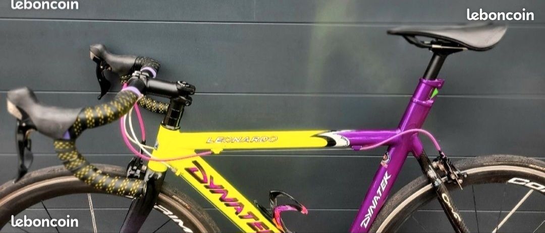 Velo route course CLM DYNATEK TRI TT CARBONE ALU Leonardo columbus italien (image 9)