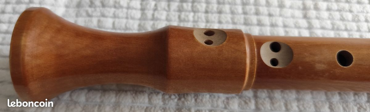 Flûte à bec ancienne Alto Roessler-Scholar-Blockflöte en bois (image 9)