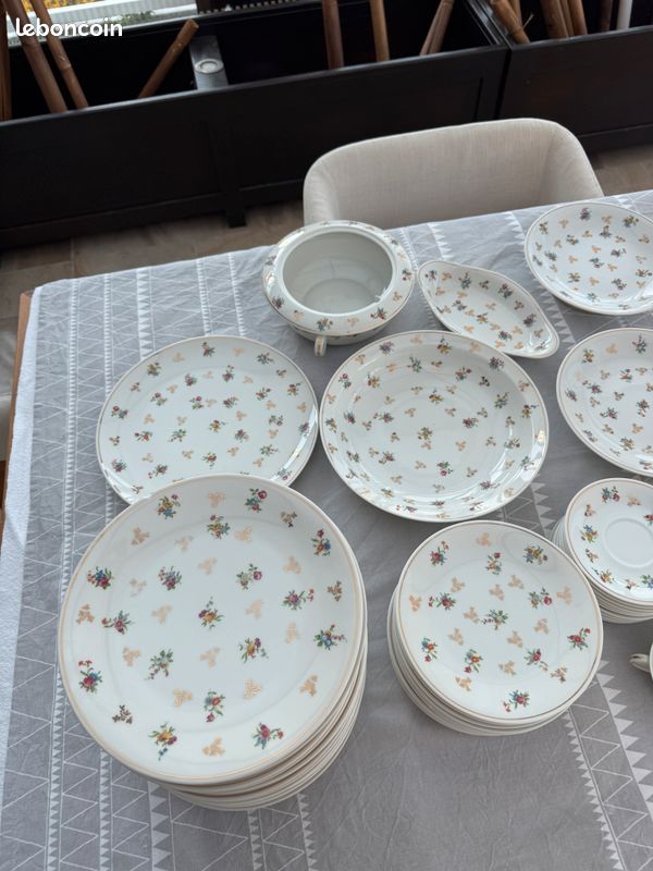 Service en porcelaine ancien Raynaud (image 3)