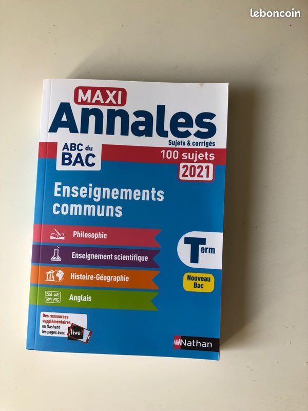 Maxi annales terminale, BAC 2021 (image 1)