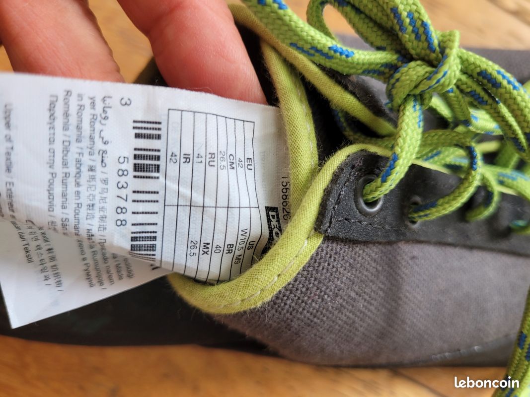 Chaussons escalade simond pointure 42 (image 3)