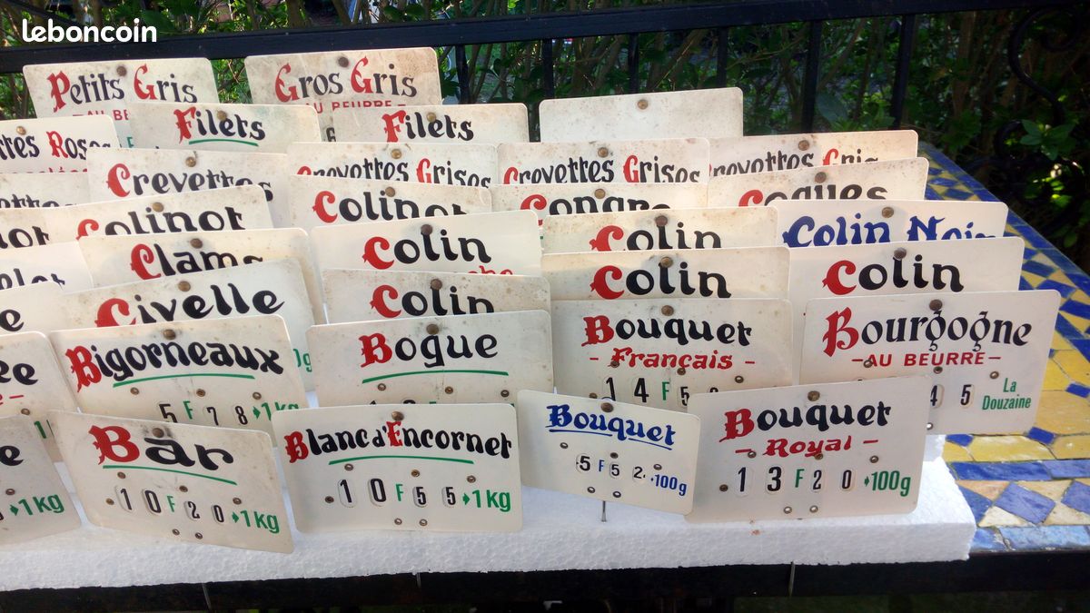 Pique prix étalage poissonnerie (image 3)