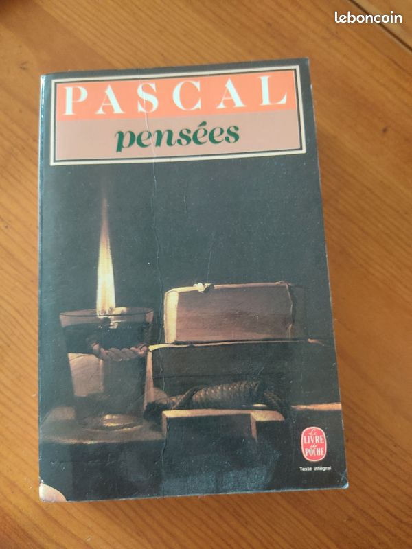 Livre : Pensées Pascal (image 1)
