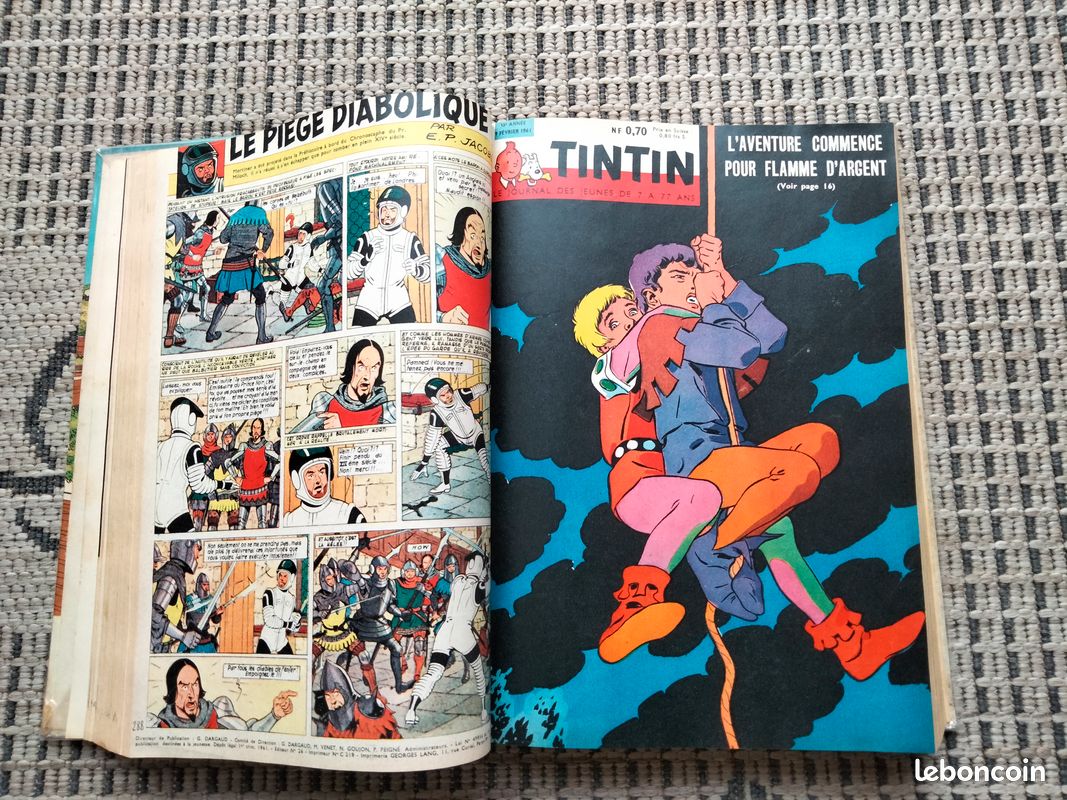 Bte 10 recueil Journal Tintin n° 48 de 1960 61 (image 7)
