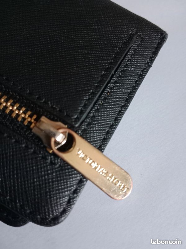 Porte-monnaie En Cuir Noir Victoria's Secret - Occasion - Accessoire Femme