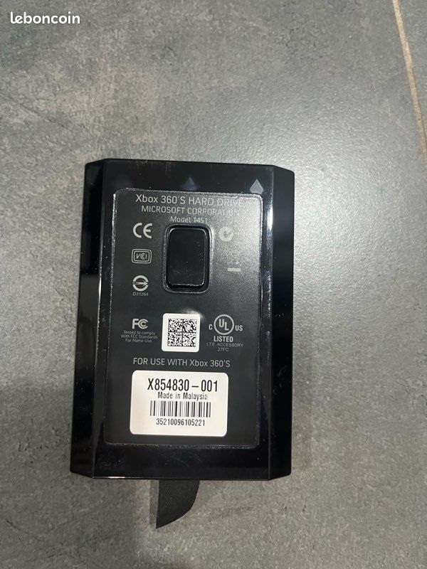 Disque Dur Externe Microsoft Xbox 360 250 Go – Modèle 1445 (gris, OEM)