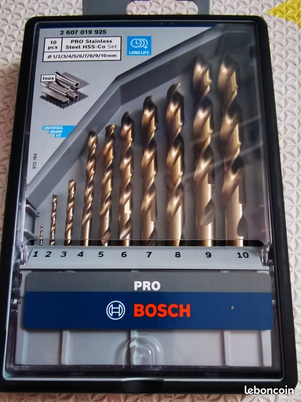 Coffret Bosch steel HSS-CO (image 1)