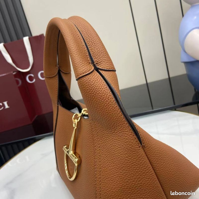 Sac fourre-tout en cuir à grain moyen Softbit (image 6)