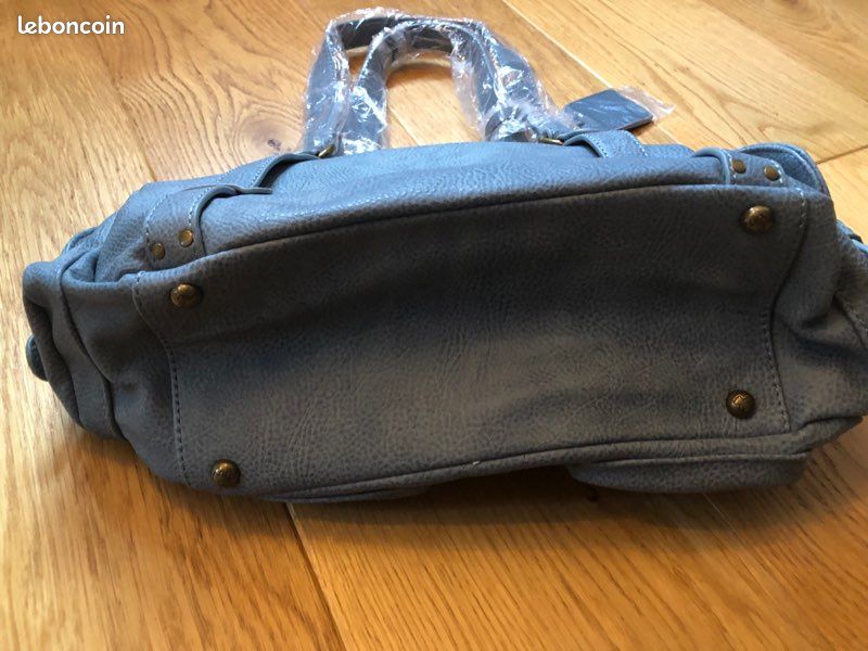 Sac à main lulu castagnette Klemens - bleu - 32 x 18 x 6 cm - (image 4)