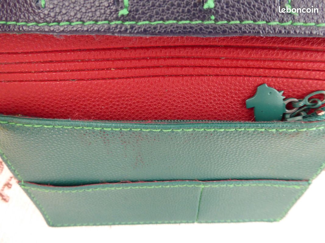 Porte-monnaie Et Portefeuille De Ceinture Naf Naf – Noir Et Jaune – Toile Enduite – Neuf Sans étiquette – Homme