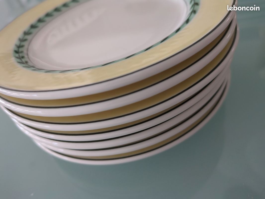 Lot de 7 petites assiettes Villeroy et boch french garden (image 3)