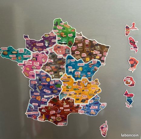 Aimant De Réfrigérateur Carte Du Groenland - Dimensions 8,9 X 6,3 Cm - En Plastique Acrylique - Déco Souvenir Ou Cadeau