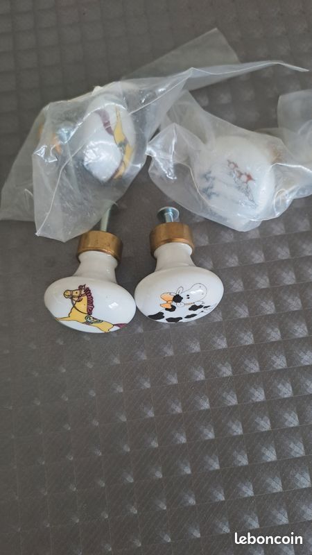 Bouton poignée meuble porcelaine limoge (image 4)