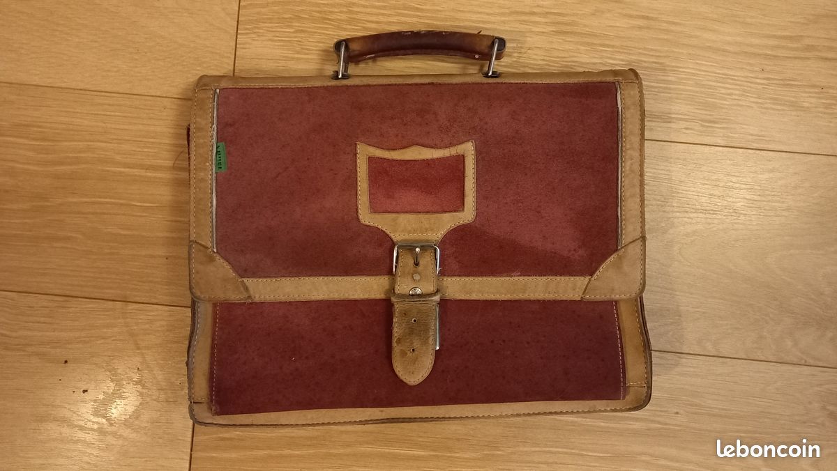 Cartable cuir vintage TANN's Accessoires Bagagerie