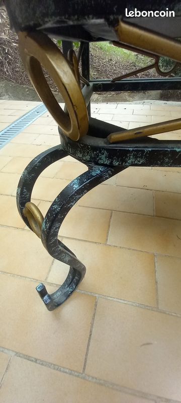 2 Magnifiques chaises Fer forgé (image 4)