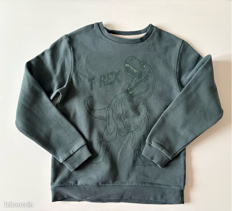 Sweat col rond 10 ans VERTBAUDET (image 1)