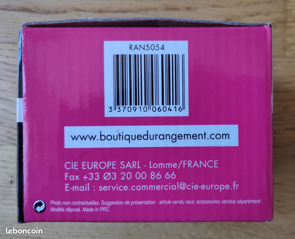 Lot de 3 boîte de rangement / organisateur de cosmétique et bijoux (image 7)
