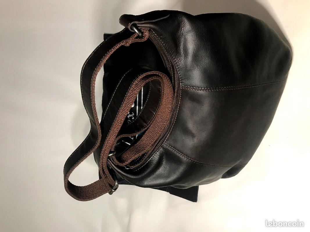 Sac à main Alex&Co de couleur Marron en cuir (image 2)