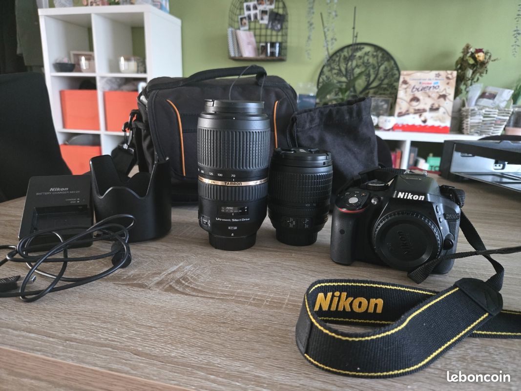 Appareil photo Nikon D5300 + 2 objectifs (image 2)