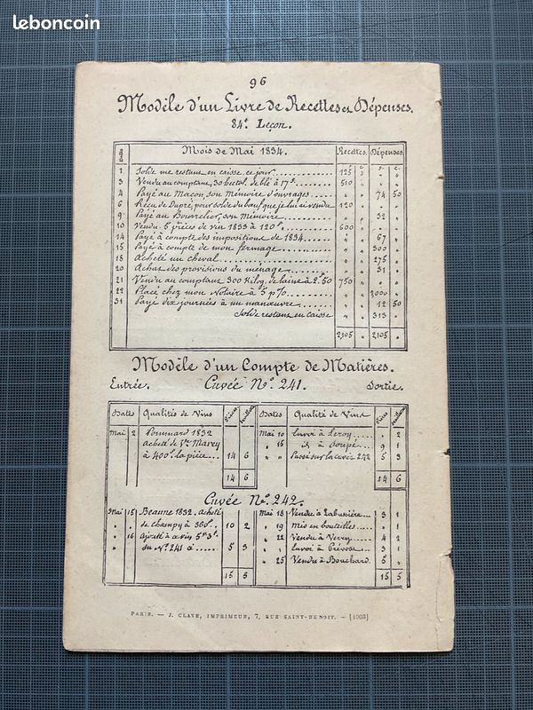 Trois livrets anciens en police manuscrite : leçons numéros 25 à 100 (image 6)