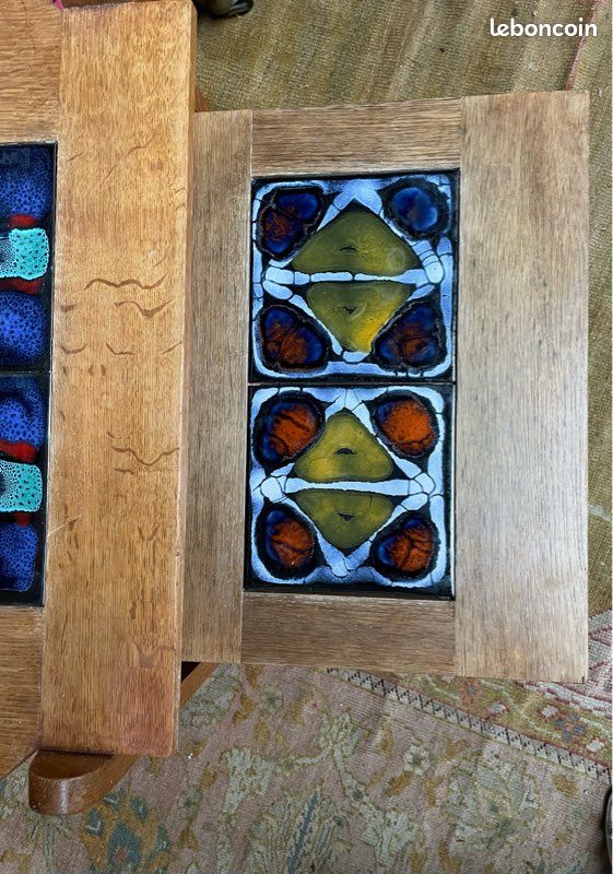 Deux tables gigogne de Guilherme et Chambron et carreaux de Danikowski (image 6)