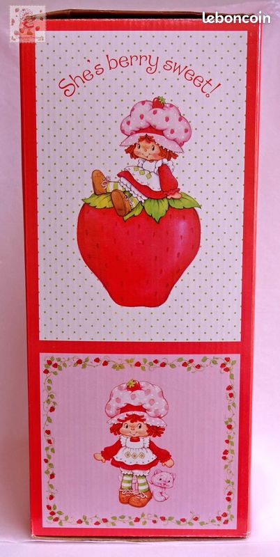 Strawberry Shortcake Charlotte aux fraises Bandai 2005 Pretty Pink Poncho Strawberry Shortcake 🍓 - Jeux & Jouets