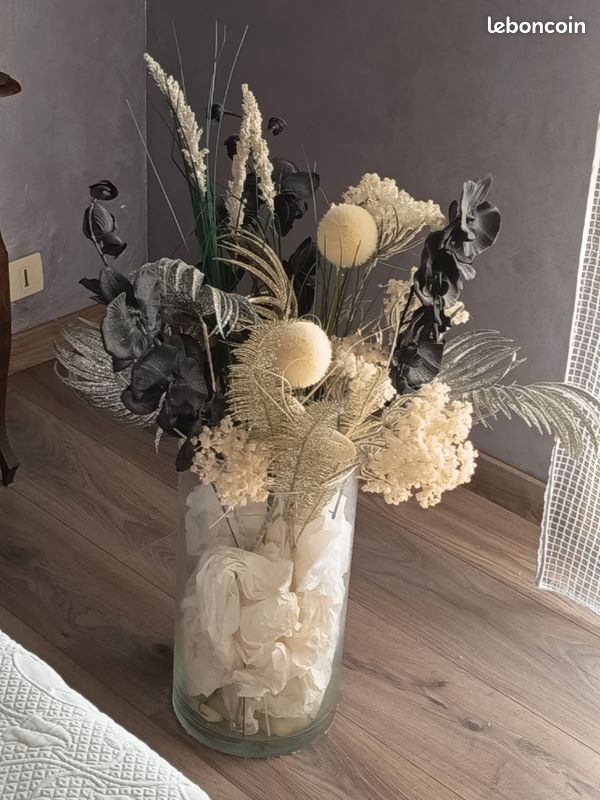 Vase avec fleurs deco (image 2)