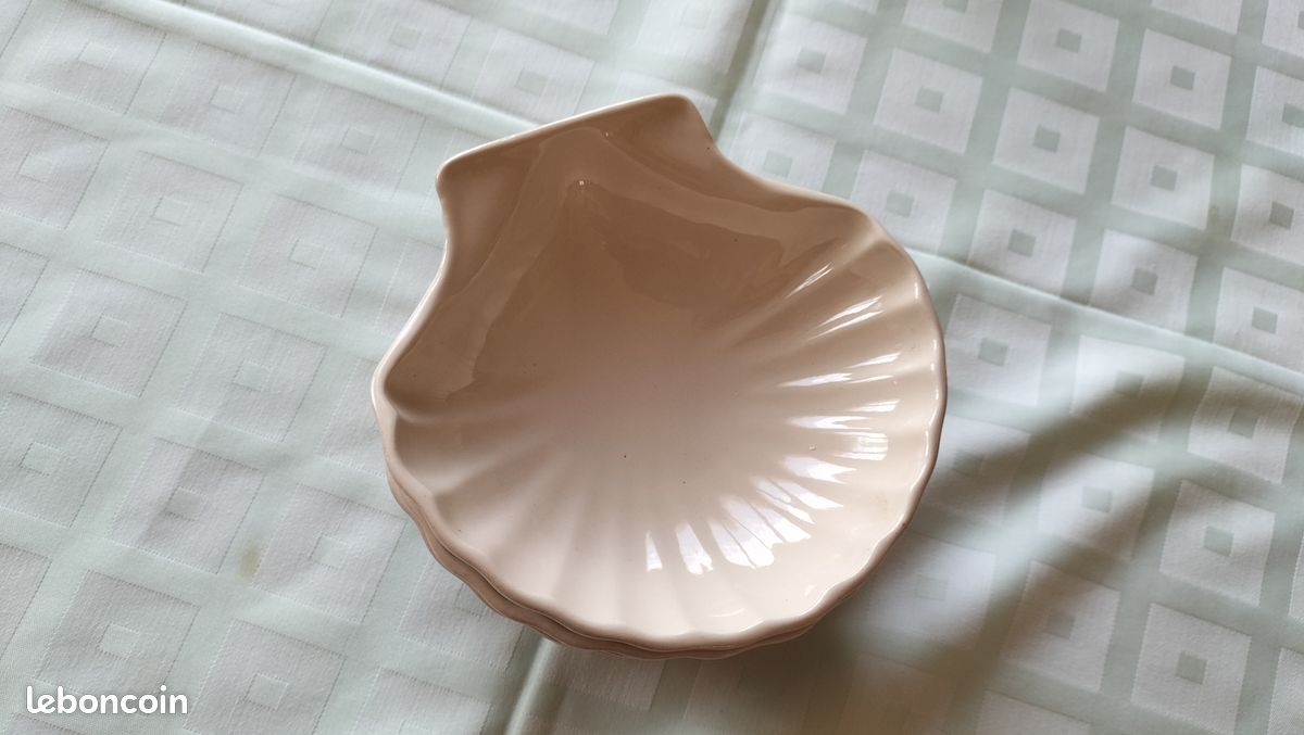 Lot De 4 Camées Vintage En Coquille - Couleurs Blanc Et Marron - Italie - Poids Total 296 Carats - Avec étui
