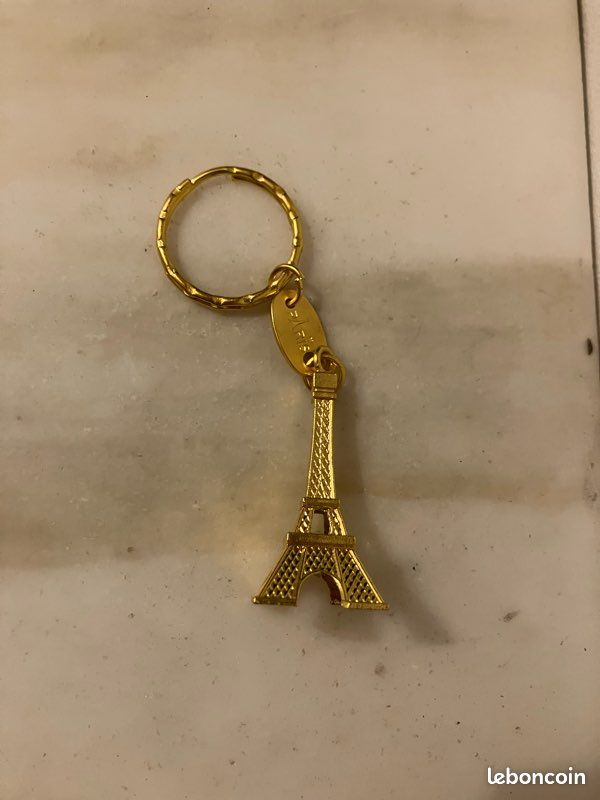 Porte-clés Paris 2024 JO Tour Eiffel Argent