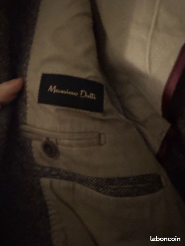 Blazer homme Massimo dutti taille m en française et taille 48 neuf jamais mise (image 3)